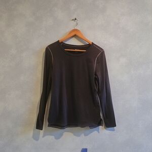 Zella Dark Gray Long Sleeve Tee